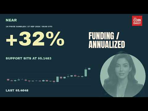 NEAR holds gains as funding runs hot | 27 Sep 2026