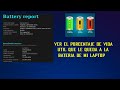 Conocer el porcentaje de duración de la batería de nuestra laptop