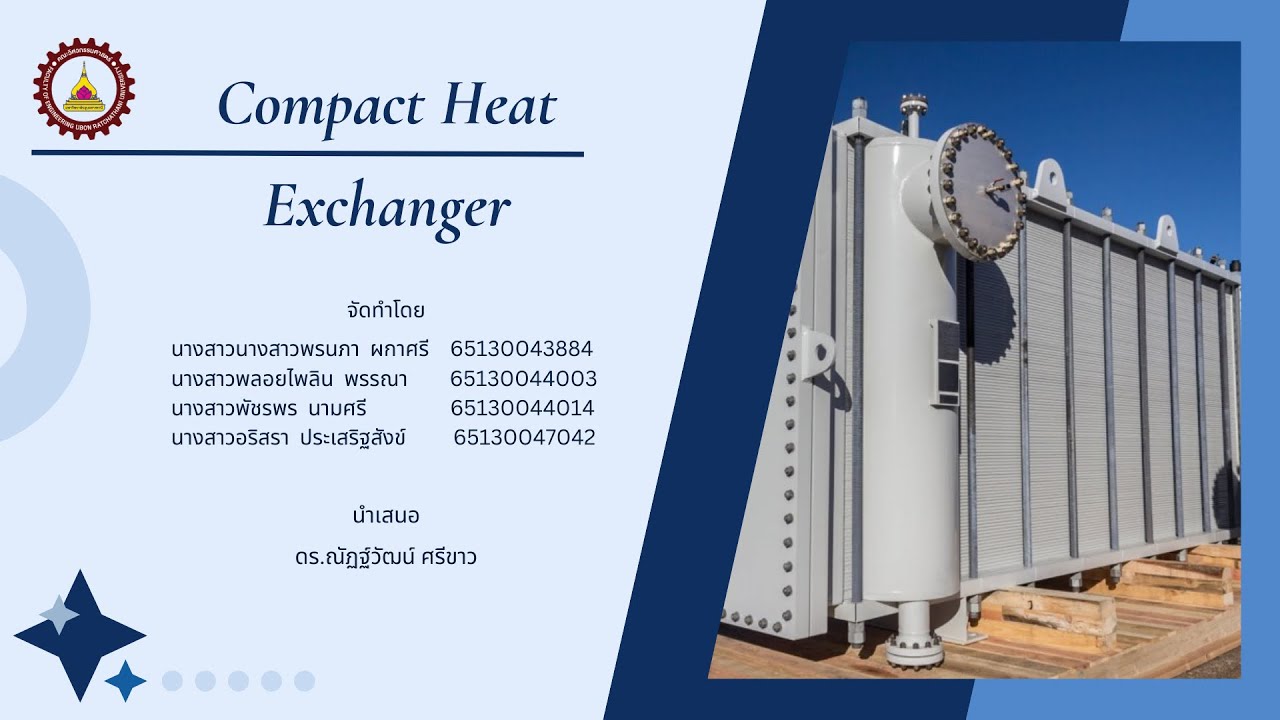 Compact Heat Exchanger - YouTube