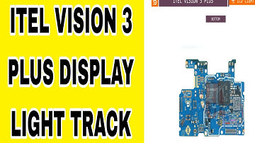 itel vision 3 plus display light problem solution// display light track