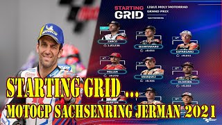 STARTING GRID MOTOGP SACHSENRING JERMAN 2021 | LIVE TRANS 7 | 19:00 WIB |