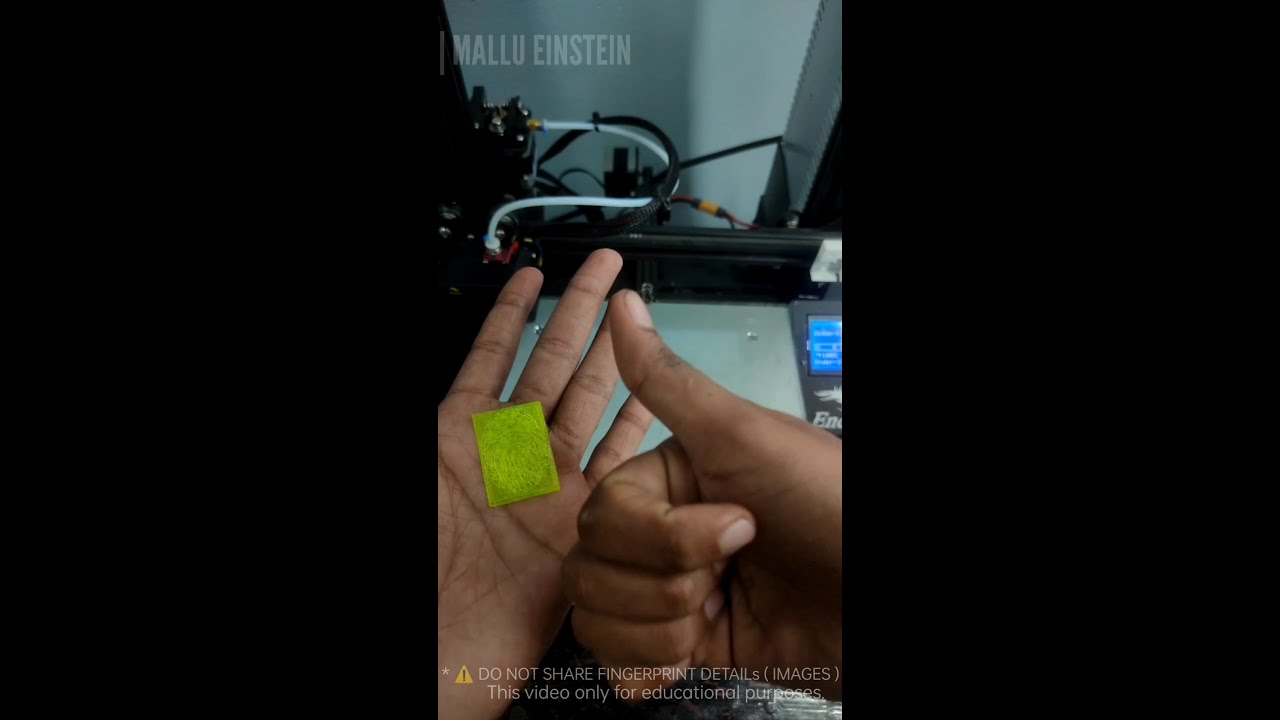 UNLOCK ANY MOBILE WITH 3D PRINTED FINGERPRINT part1 |mallu einstein