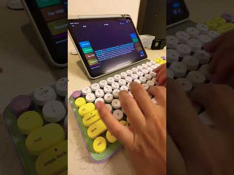 Ep.2 Logi POP keys ASMR 44 wpm #asmrkeyboard #keyboard #logitech