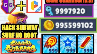 CARA HACK SUBWAY SURF NO ROOT GAME GUARDIAN screenshot 2