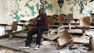 Urban Exploration of the Abandoned and Decaying Caroline Crosman/Hutchins Middle School In Detroit