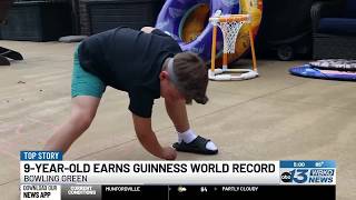 Bowling Green 9-year-old earns Guinness World Record for hopscotch