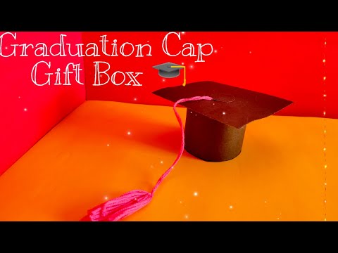 DIY paper graduation cap gift box tutorial |gift box idea |