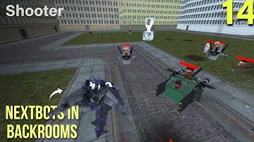 Nextbots In Backrooms Shooter, Cameraman Titan Gameplay Walkthrough (Android, Ios) #14