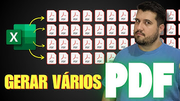 Excel VBA: Como Gerar Vários PDFs Automáticos com Macros | Relatórios Rápidos no Excel! AVANÇADO
