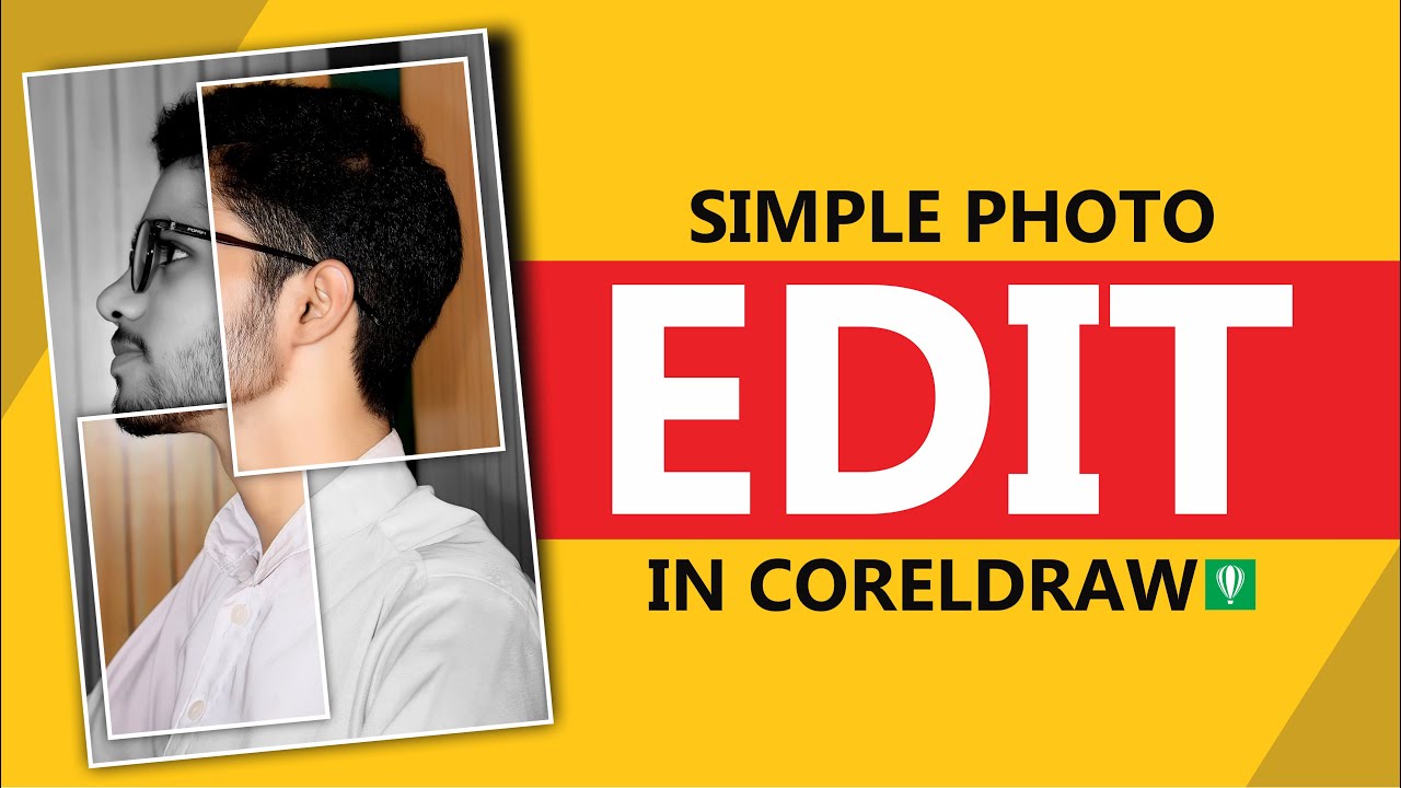 Simple Edit Photo In CorelDRAW | CorelDRAW New Trick 2020 | AMKTECH