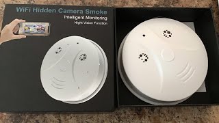 Hidden Camera Smoke Detector WiFi Spy Camera | Home Security Nanny Cams Unboxing and Review screenshot 2