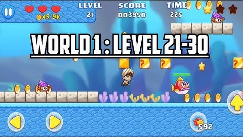 Super Matteo Adventure World 1 Level 21-30 | Super Matteo Adventure Game