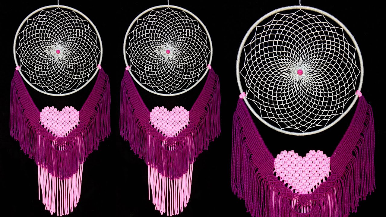 Diy Dream Catcher | Easy Dream Catcher Webbing Tutorial | Amazing ...