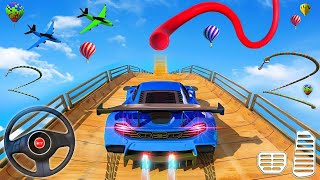 Superhero Car Mega Ramp Driving Tracks - Impossible GT Car Stunts Racing 3D - Android Gameplay screenshot 5