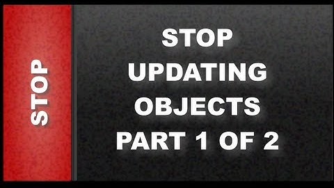 Web Designer Tutorials for Xara Web Designer 8 - Stop updating objects part 1 of 2 Lesson 95