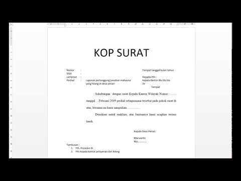 Video: Cara Menekankan Surat