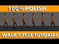 how to animate a walk cycle (100% polish)