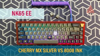 Cherry MX Silver VS 8008 Ink Switch (Featuring NovelKeys NK65 Entry Edition)