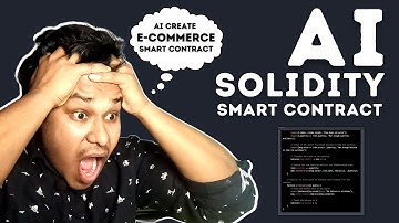 AI Create Solidity Smart Contract | Blockchain Developer Create Contract In 1 Minute | AI Power