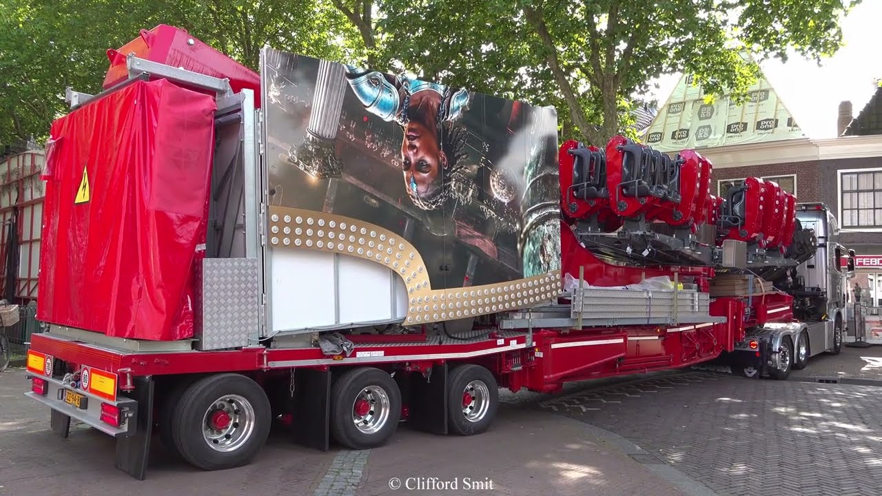Kermis Hoorn 2025 Transport en opbouw Deel 5
