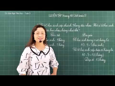 Video Toán lớp 3 : Bài 118. LUYỆN TẬP (trang 167 SGK toán 3) - YouTube