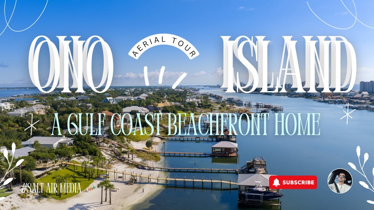 Ono Island Paradise | Aerial Tour of a Gulf Coast Beachfront Home
