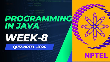 NPTEL programming in Java Week 8 Assignment 8 Answers Solution Quiz | 2024 Jan