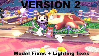 RAYMAN IN SMASH 4 MOD - VERSION 2 (MODEL + LIGHT FIXES)