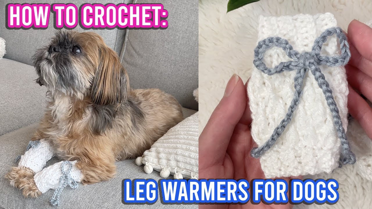 Crocheted Dog Leggings