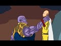 Thanos vs Saitama animation