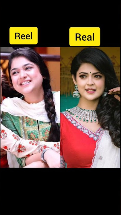 💢Sun Tv Iniya serial actors Reel vs Real😍💥 #suntvserialactress #alyamanasa #iniyaserial #shorts