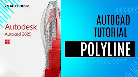 AutoCAD Polyline: Complete Guide for Beginners#autocad #polylines #cadsoftwaretutorial