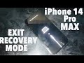 iPhone 14 Pro Max - How To Get Out of Recovery Mode Without PC And Losing Data