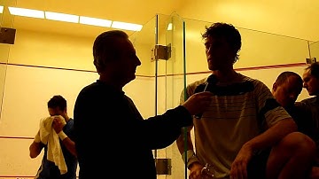 Neil Harvey post match interview with Julian Illingworth and Hisham Ashour (part 1 of 2)