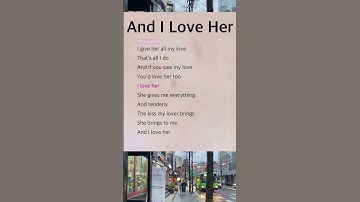 Thumbnail of 📦 And I Love Her | The Beatles