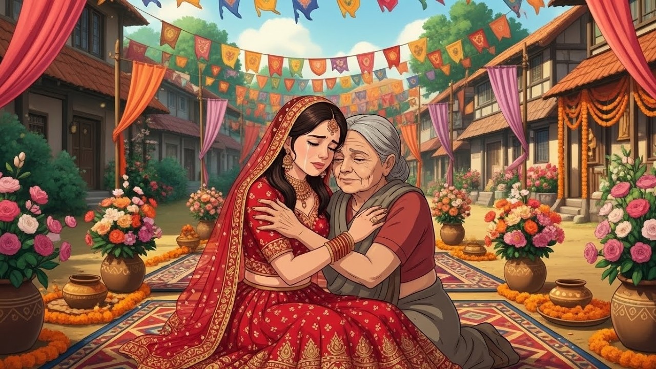 Village Celebrates a Wedding 🌸 |  | ghibli-style  wedding