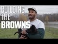 Myles garrett and gohan the puppy meet the dawg pound  building the browns