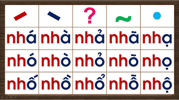 Tập đánh vần / Tổng hợp chuỗi đánh vần với chữ ghép tiếng việt lớp 1, với chữ NH và các dấu thanh