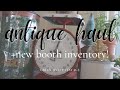 Antique Shopping Haul & Antique Booth Decor for Winter | Beautiful Vintage Finds & Winter Decor