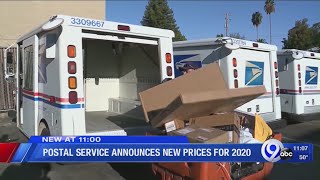 USPS raising prices on some services in 2020