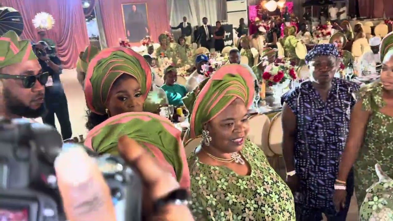 Actress peju ogunmola and Lola idije at HRM shotayo Gaga birthday celebration 