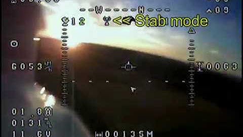 Arkbird crash mode - Mini Talon - big crash