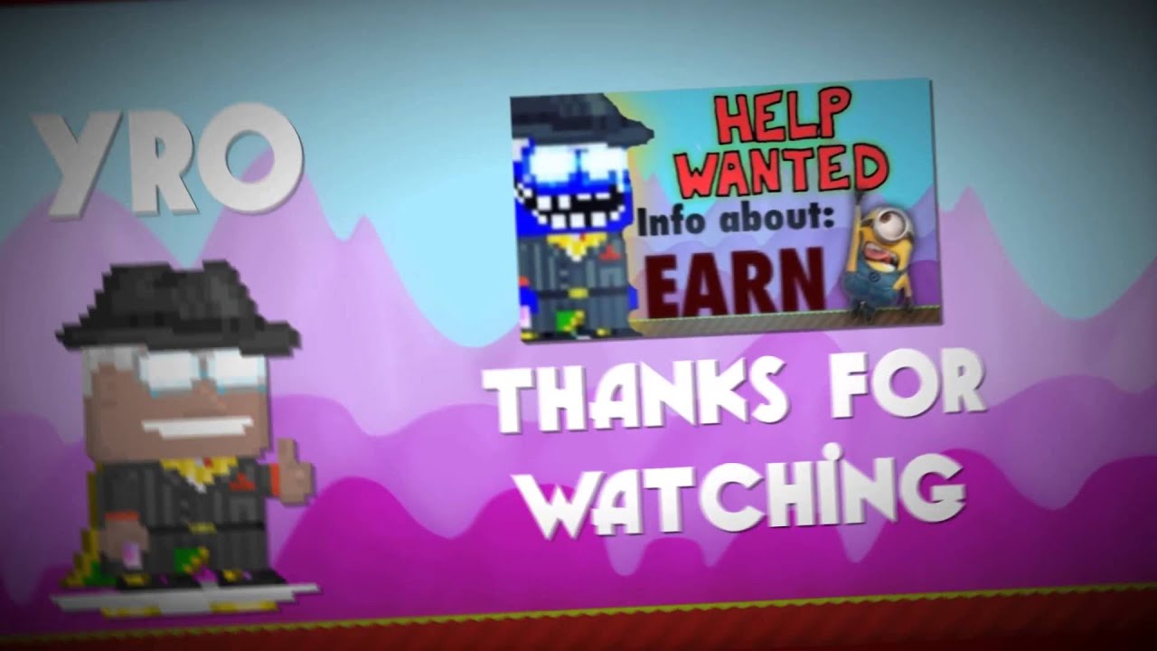 YroGrowtopia Outro - First outro in ae xD // FlameAlex GFX