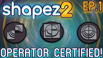 Getting My Operator Certification! | Shapez 2 ep.1