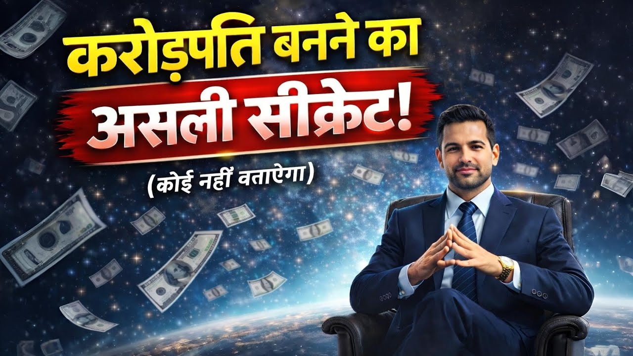 करोड़पति बनने का असली सीक्रेट जो कोई नहीं बताएगा। Millionaire Mindset 