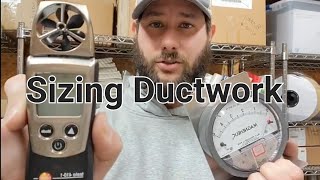 How to Size Ductwork? #Ductwork #ductsizing #hvac