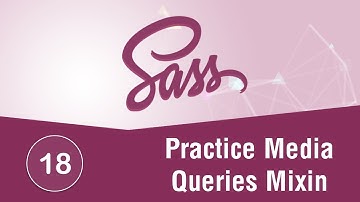 Learn SASS In Arabic 2021 - #18 - Practice Create Media Queries Mixin