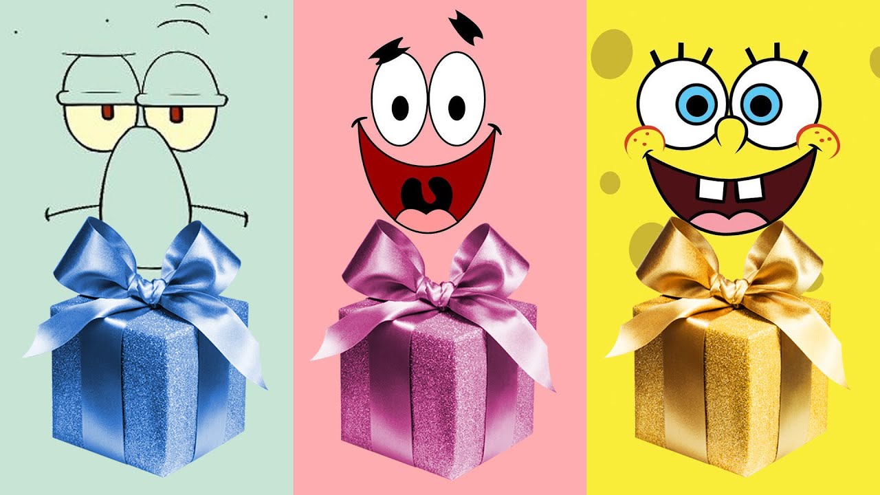 A christmas gift from bob. Spongebob Gift Box.