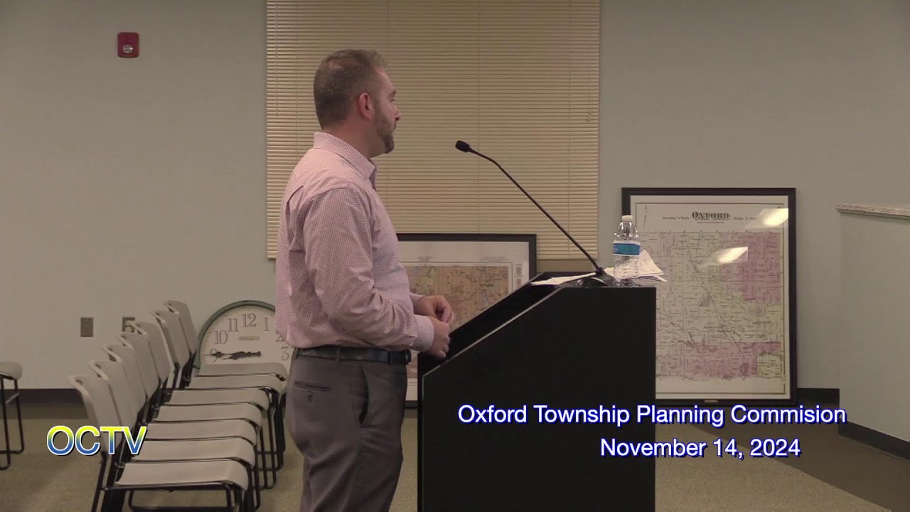 Oxford Township Planning Commision: November 14, 2024