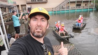 Gatorland WILD 75th Anniversary In A Storm -  Florida Man Competition & Riding Mechanical Alligator